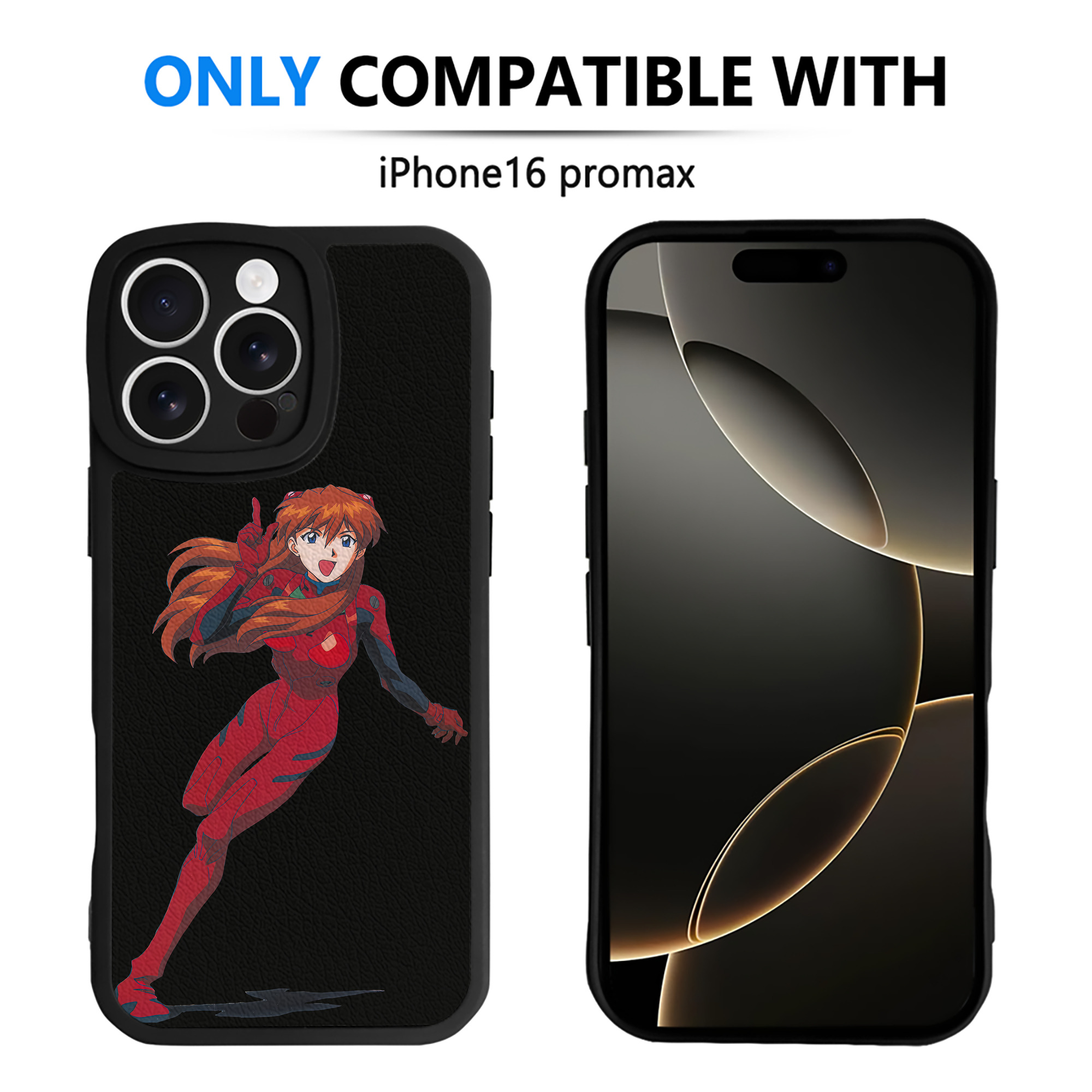 （画像用） EVA 新世紀エヴァンゲリオン 【iPhone 16シリーズ対応】シリコンスマホケース（レザー調） 材質：シリコン